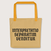 Yellow Translation Sold Separately in Latin Bag - history buff gift by HistoHead