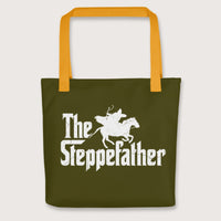 Yellow The Steppefather Parthian Shot Bag - history buff gift by HistoHead