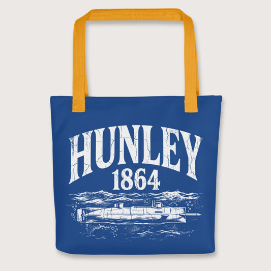 Yellow Hunley Submarine Bag - history buff gift by HistoHead