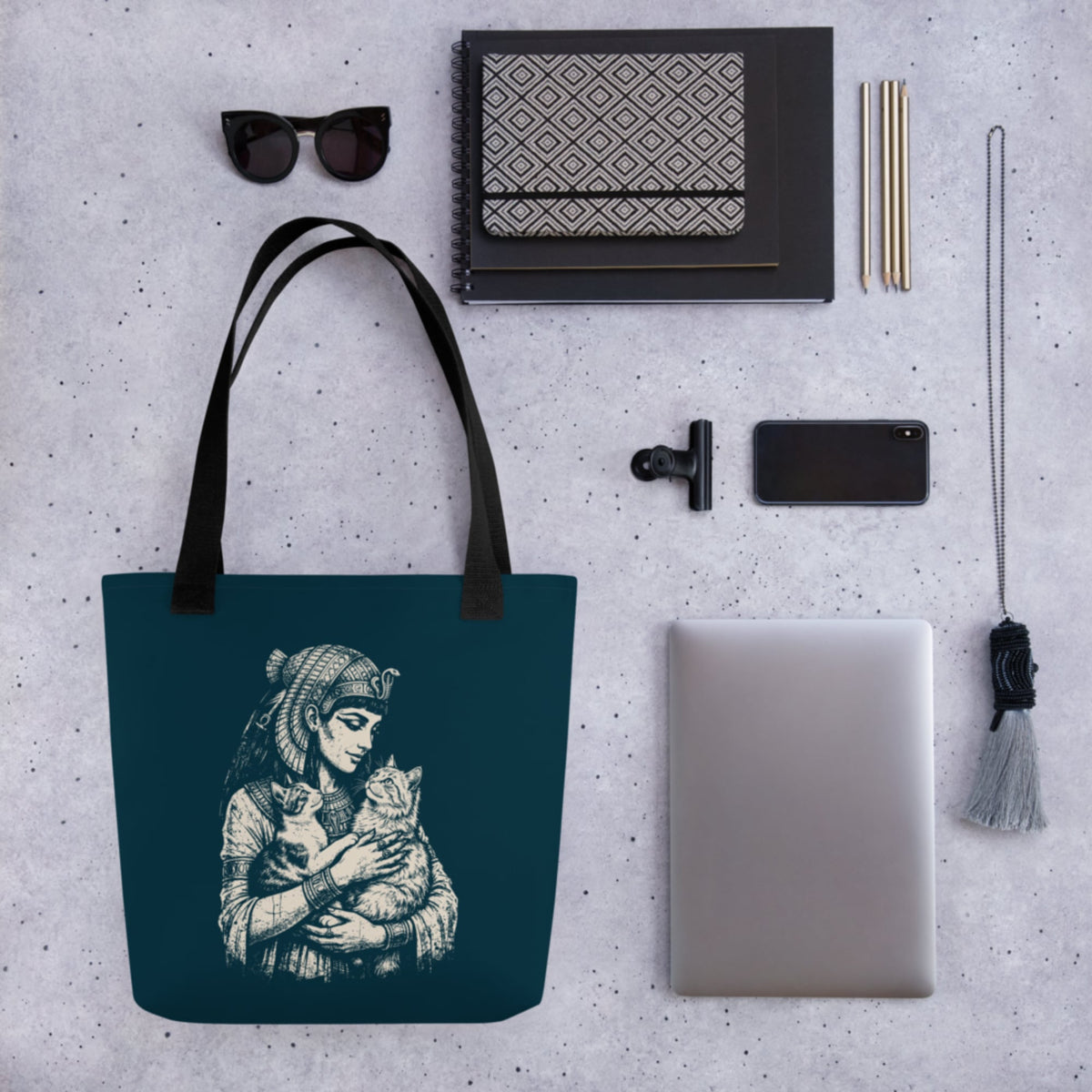 Cleopatra's Cats Bag - history buff gift by HistoHead