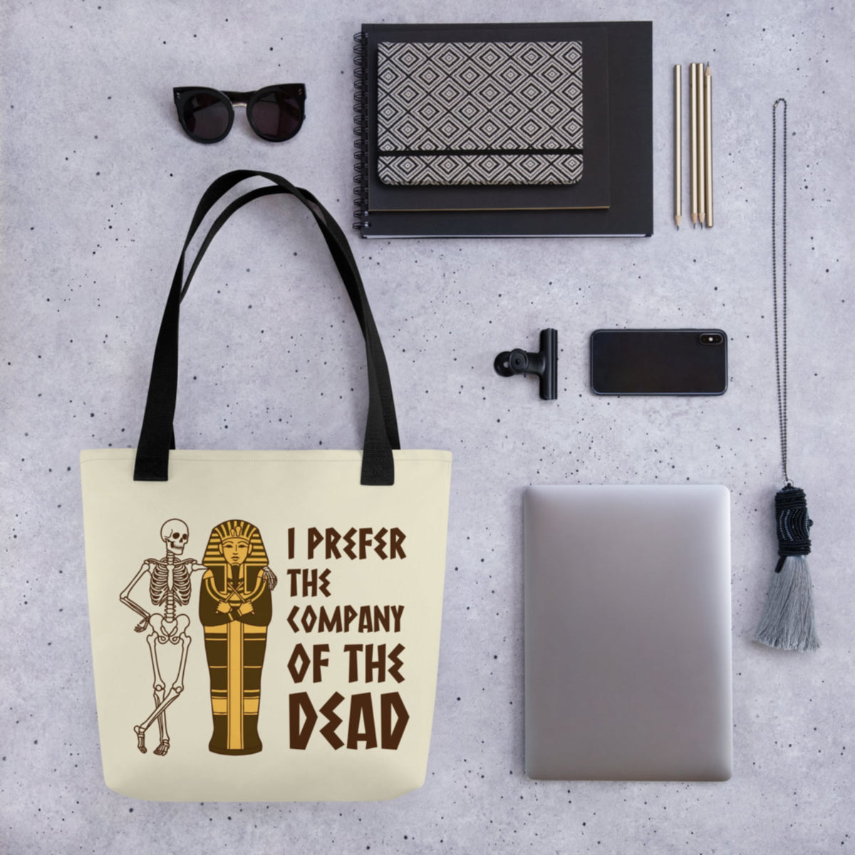 I Prefer the Company of the Dead Bag - history buff gift by HistoHead