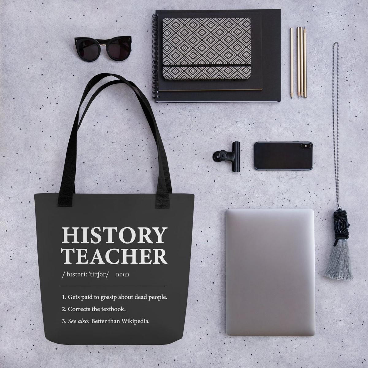 History Teacher Definition Bag - history buff gift by HistoHead