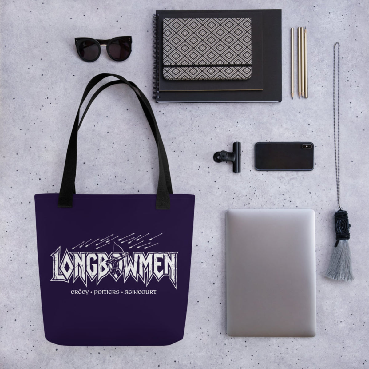 Longbowmen Bag - history buff gift by HistoHead