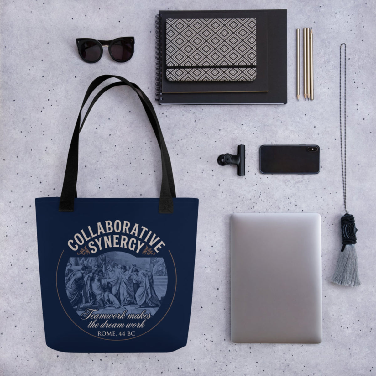 Collaborative Synergy Bag - history buff gift by HistoHead
