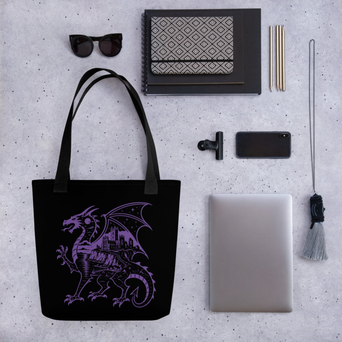 Whitby Wyrm Bag - history buff gift by HistoHead
