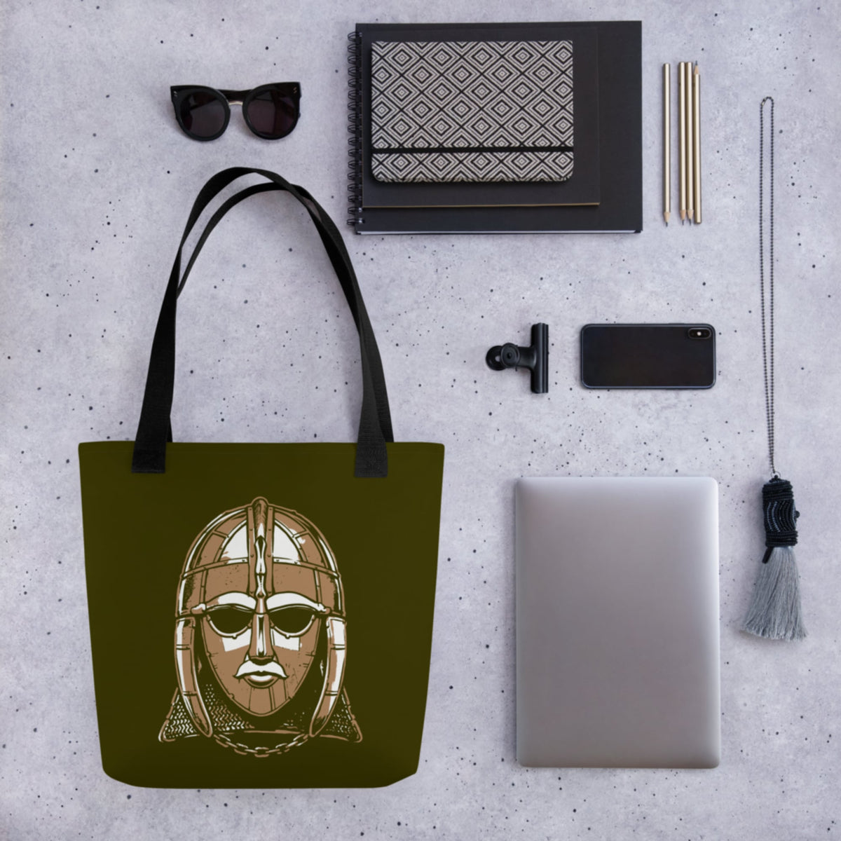 Sutton Hoo Helmet Bag - history buff gift by HistoHead
