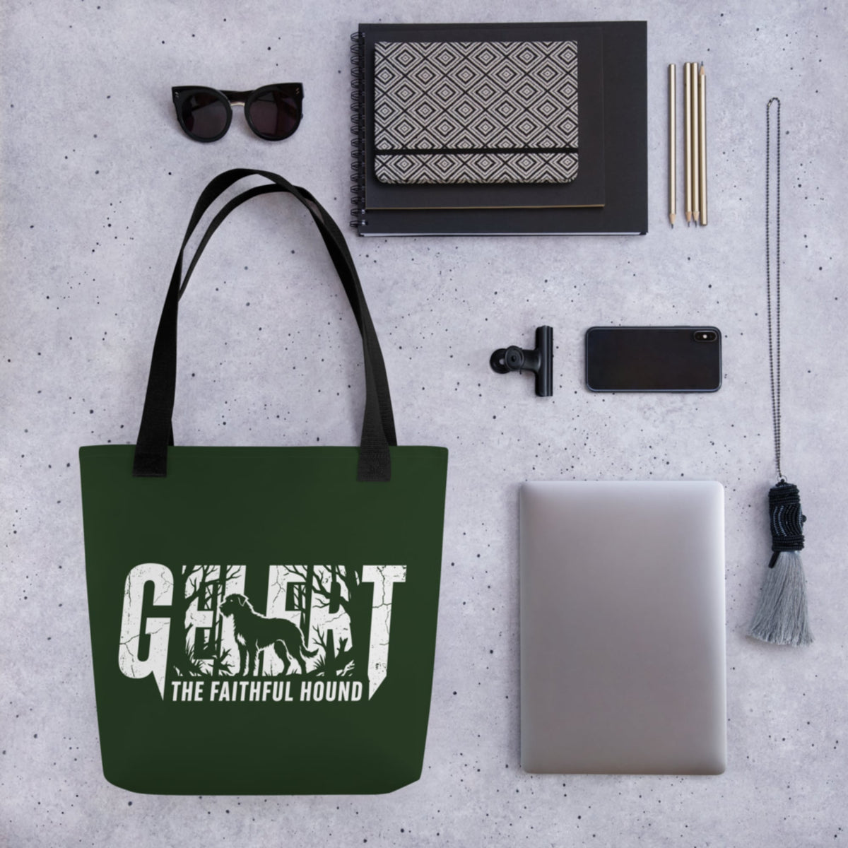 Gelert The Faithful Hound Bag - history buff gift by HistoHead