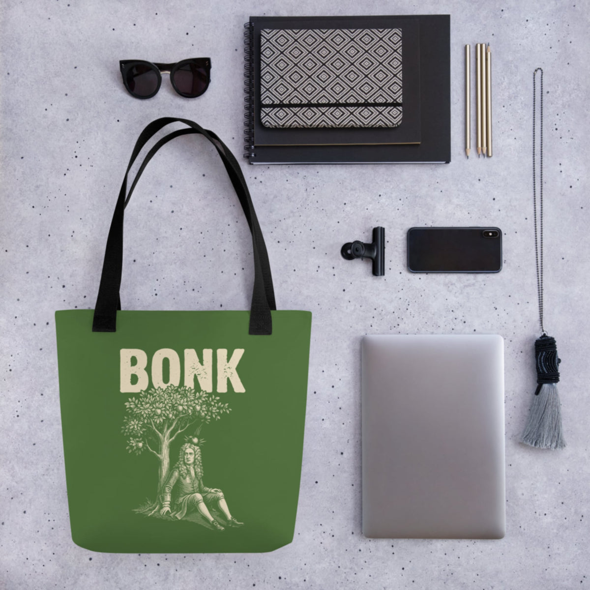 Newton Bonk Bag - history buff gift by HistoHead