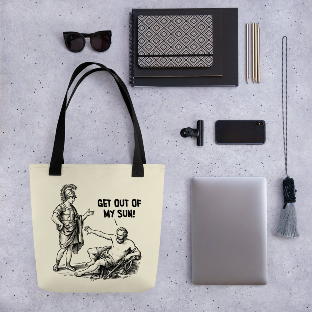 Diogenes: Get Out of My Sun Bag - history buff gift by HistoHead