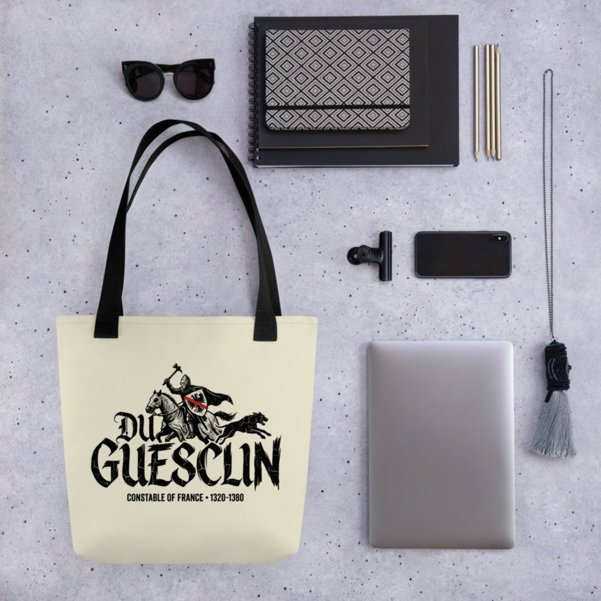 Du Guesclin Bag - history buff gift by HistoHead