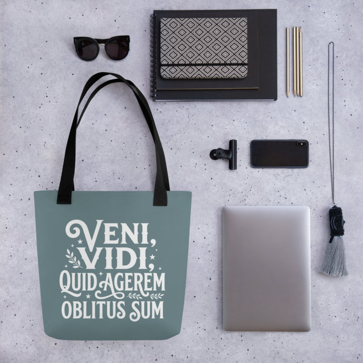 Latin I Came I Saw I Forgot I Was Doing Bag - history buff gift by HistoHead