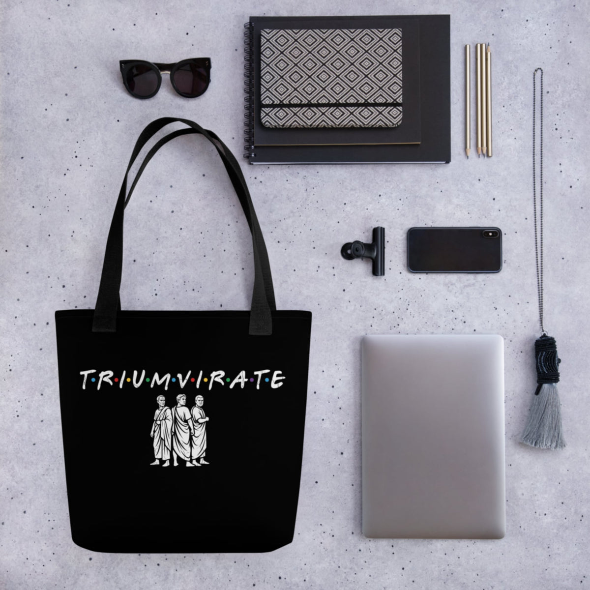 First Triumvirate Bag - history buff gift by HistoHead