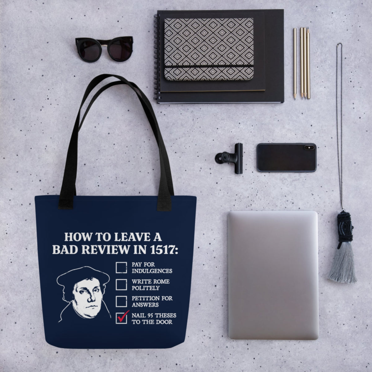 Martin Luther's Conflict Resolution Bag - history buff gift by HistoHead