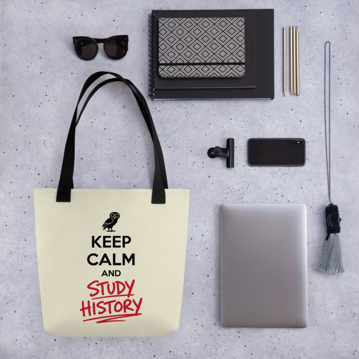 Keep Calm and Study History Bag - history buff gift by HistoHead