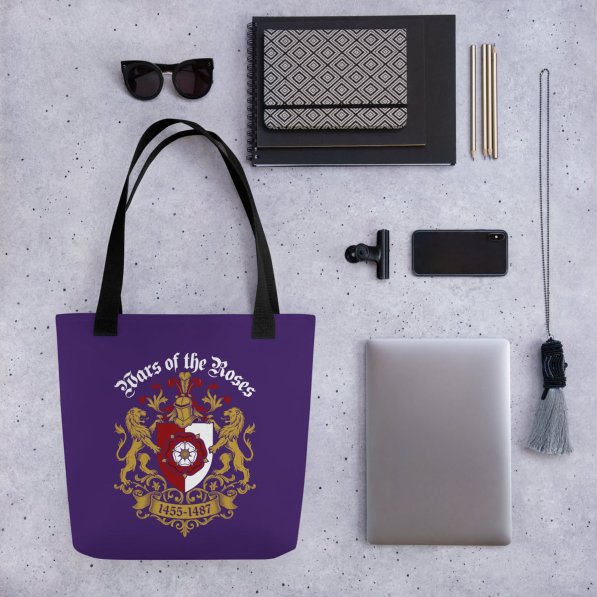 Wars of the Roses Bag - history buff gift by HistoHead