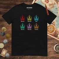 Black Six Queens Tee - history buff gift by HistoHead