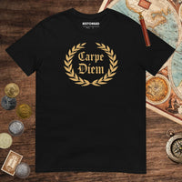 Black Carpe Diem Tee - history buff gift by HistoHead