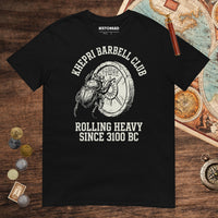 Black Khepri Barbell Club Tee - history buff gift by HistoHead