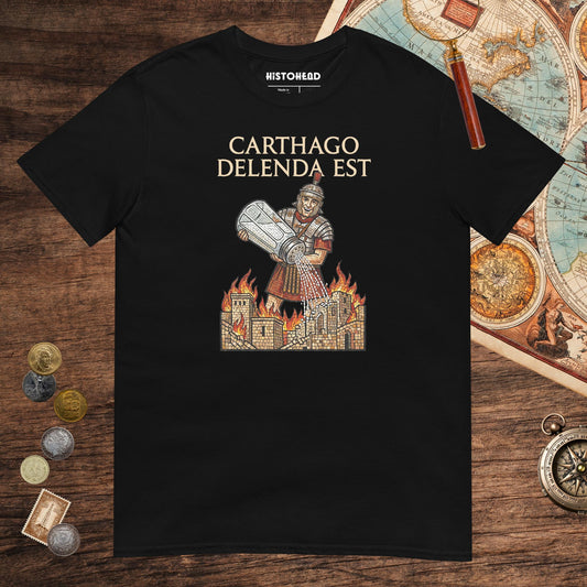 Black Salting Carthage Tee - history buff gift by HistoHead