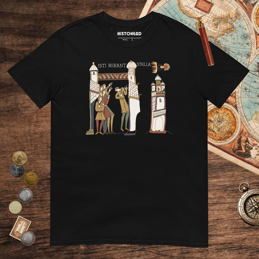 Black Isti Mirant Stella Tee - history buff gift by HistoHead