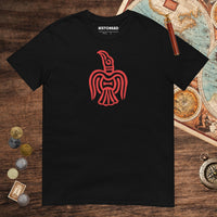 Black Viking York Raven Tee - history buff gift by HistoHead