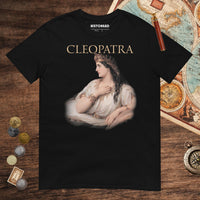 Black Cleopatra Art Tee - history buff gift by HistoHead