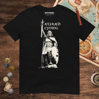 Black Alfred the Great Tee - history buff gift by HistoHead