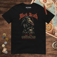 Black Black Death European Tour Tee - history buff gift by HistoHead