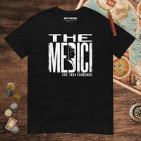 Black The Medici Tee - history buff gift by HistoHead