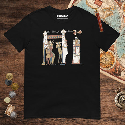 Black Isti Mirant Stella Tee - history buff gift by HistoHead