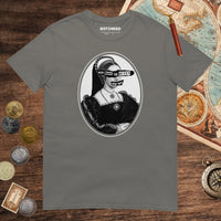 Charcoal God Save the Queen Catherine Howard Tee - history buff gift by HistoHead