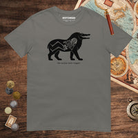 Charcoal The Scales Were Rigged Tee - history buff gift by HistoHead