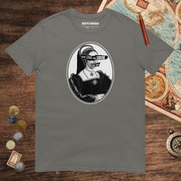 Charcoal God Save the Queen Catherine Howard Tee - history buff gift by HistoHead