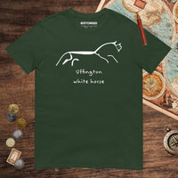 Forest Green Uffington White Horse Tee - history buff gift by HistoHead