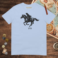 Light Blue Paul Revere Tee - history buff gift by HistoHead