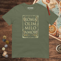 Military Green Roma Amor Tee - history buff gift by HistoHead