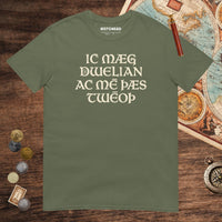 Military Green I May Be Wrong But I Doubt It in Old English Tee - history buff gift by HistoHead