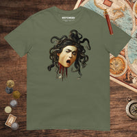 Military Green Medusa by Caravaggio Tee - history buff gift by HistoHead
