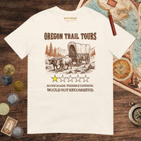 Natural Oregon Trail Tours Review Tee - history buff gift by HistoHead