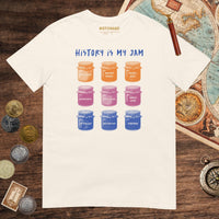Natural History Is My Jam Tee - history buff gift by HistoHead