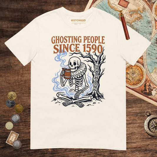 Natural Roanoke Colony Ghosting Since 1590 Tee - history buff gift by HistoHead