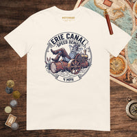 Natural Erie Canal Speed Demon Tee - history buff gift by HistoHead