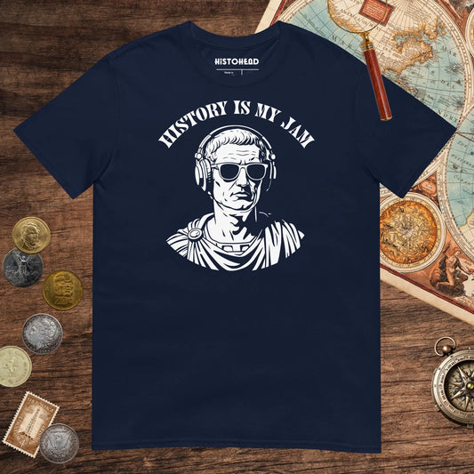 Navy History Is My Jam Tee - history buff gift by HistoHead