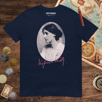 Navy Virginia Woolf Tee - history buff gift by HistoHead