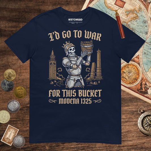 Navy War of the Bucket Tee - history buff gift by HistoHead