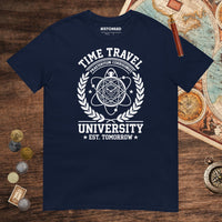 Navy Time Travel University Tee - history buff gift by HistoHead