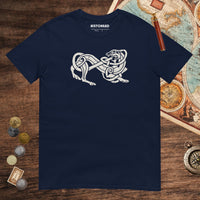 Navy Norse Lion Tee - history buff gift by HistoHead
