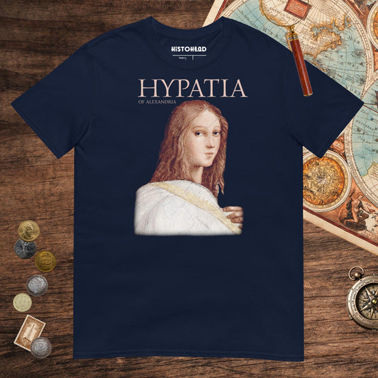 Navy Hypatia of Alexandria Tee - history buff gift by HistoHead