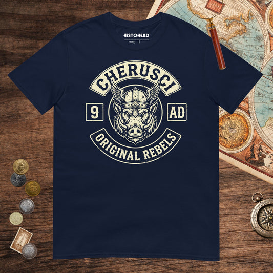 Navy Cherusci Original Rebels Tee - history buff gift by HistoHead