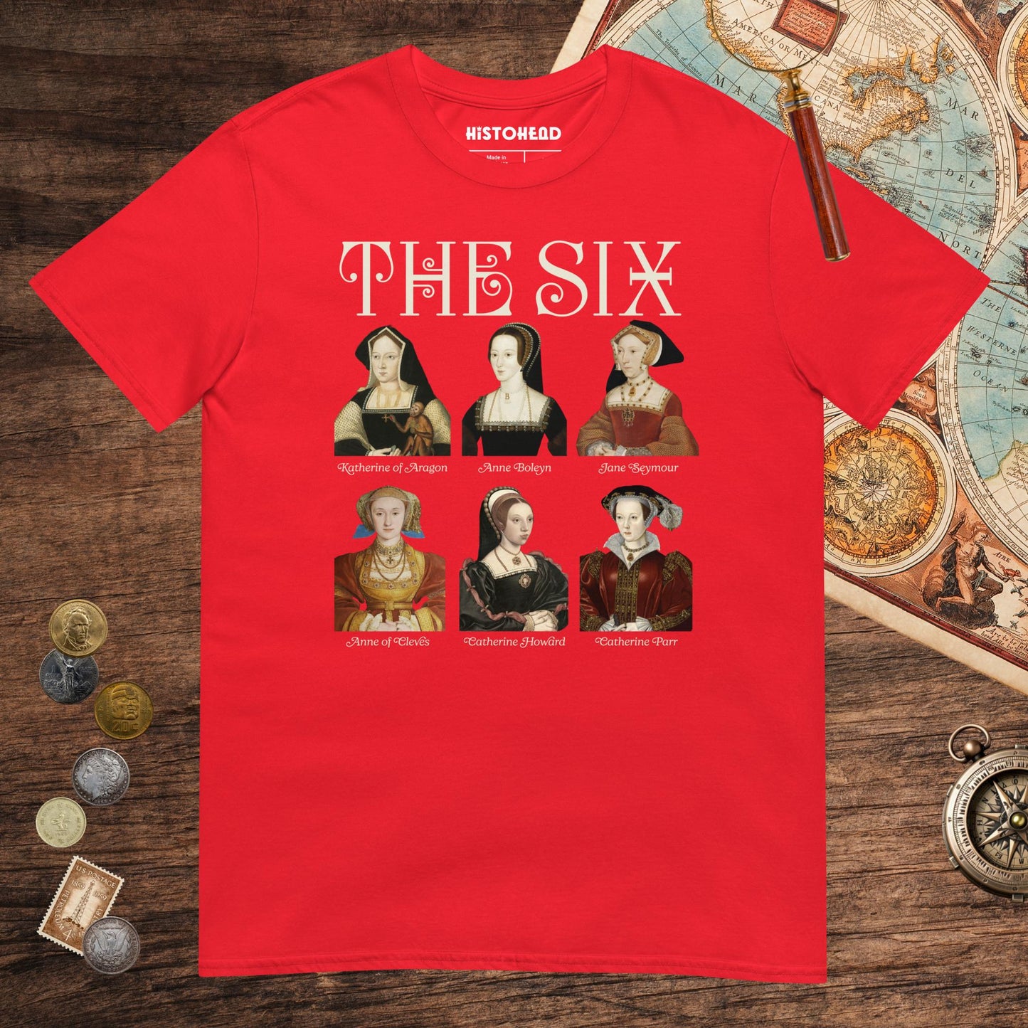 Red The Six Tee - history buff gift by HistoHead